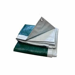 Brand new ⭐ Maille Store Bâche légère 140gr/m² Blanc/Vert 6m x 10m ✨