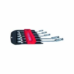 New 😀 Jeu de clés mixtes cliquet KS TOOLS DUO Gearplus - 5 pcs - Cliquet dans l'oeil et la fourche 503.5905 🎉