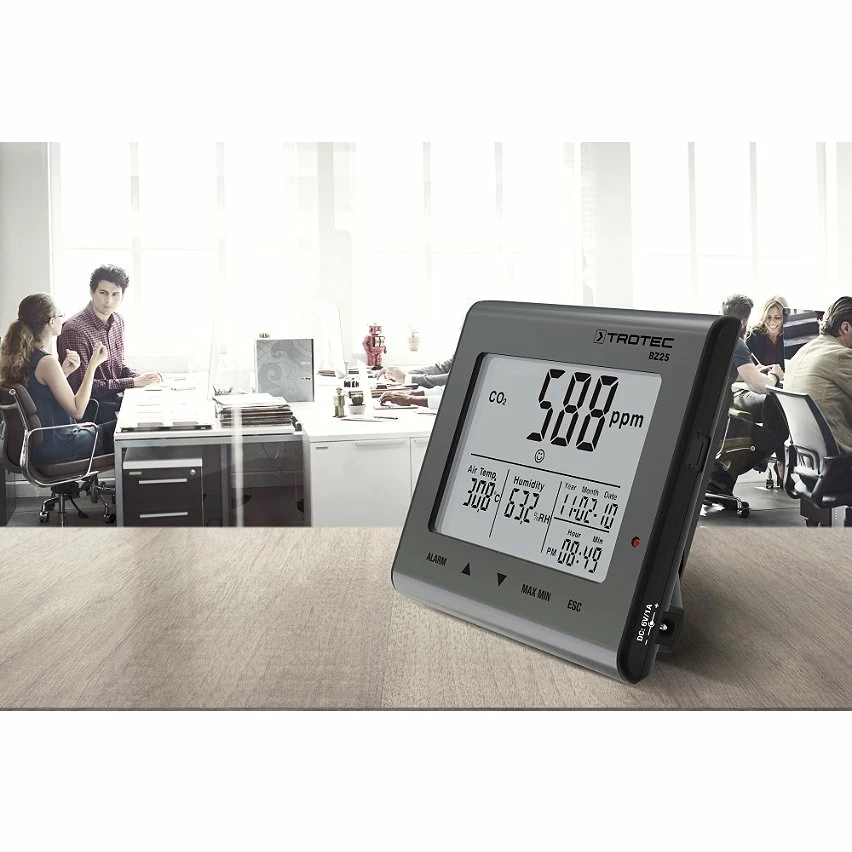 Cheap 👍 TROTEC Indicateur de CO2 BZ25 détecteur de CO2 de table portable dioxyde de carbone 🥰 4 Cheap 👍 TROTEC Indicateur de CO2 BZ25 détecteur de CO2 de table portable dioxyde de carbone 🥰 – Image 4