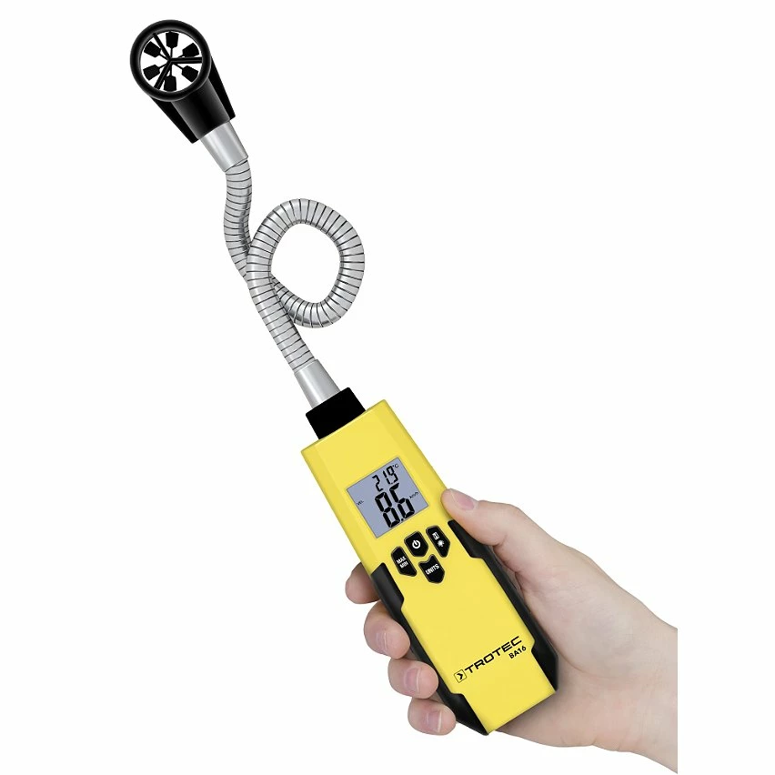 Best Pirce 😀 TROTEC Anémomètre à hélice BA16 mesurer vitesse vent air température 💯 3 Best Pirce 😀 TROTEC Anémomètre à hélice BA16 mesurer vitesse vent air température 💯 – Image 3
