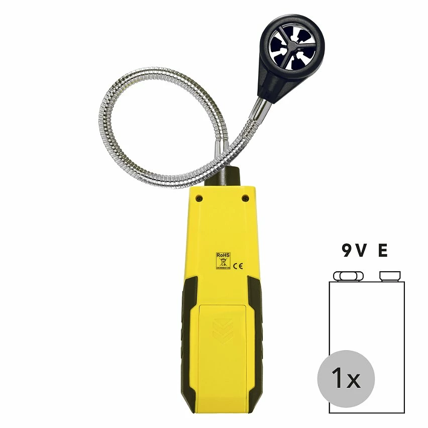 Best Pirce 😀 TROTEC Anémomètre à hélice BA16 mesurer vitesse vent air température 💯 4 Best Pirce 😀 TROTEC Anémomètre à hélice BA16 mesurer vitesse vent air température 💯 – Image 4