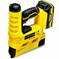 Best Sale 🎁 TROTEC Agrafeuse électrique sans fil PTNS 10-20V Bricolage 30 coups par minute 6 niveaux de puissance 🛒