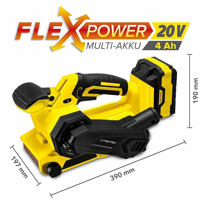 Best Sale 😉 TROTEC Ponceuse à bande sans fil PBSS 10-20V ✨ 4 Best Sale 😉 TROTEC Ponceuse à bande sans fil PBSS 10-20V ✨ – Image 4