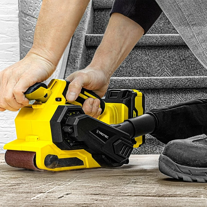 Best Sale 😉 TROTEC Ponceuse à bande sans fil PBSS 10-20V ✨ 6 Best Sale 😉 TROTEC Ponceuse à bande sans fil PBSS 10-20V ✨ – Image 6