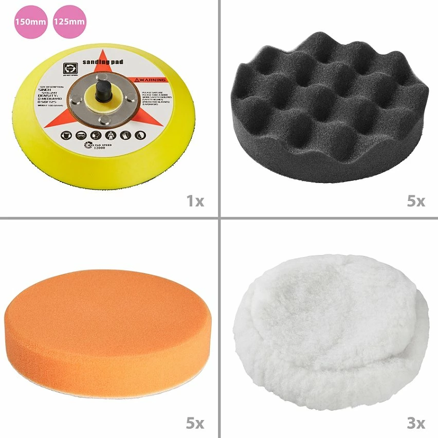 Best Sale ⭐ Tectake Lustreuse Polisseuse Rectifieuse Excentrique 710W avec valise - 28 pièces avec polish 🥰 4 Best Sale ⭐ Tectake Lustreuse Polisseuse Rectifieuse Excentrique 710W avec valise - 28 pièces avec polish 🥰 – Image 4