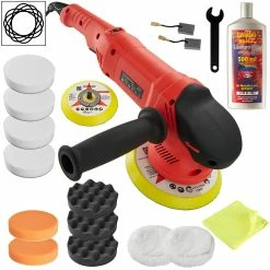 Brand new 🔥 Tectake Lustreuse Polisseuse Rectifieuse Excentrique 710W - 17 pièces avec polish 😉