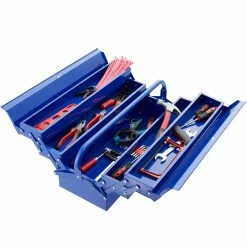 Buy 🔔 Tectake Boîte à outils bleu ⌛ -Sam Outillage STORE 4061173115065 3