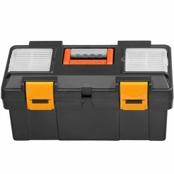 Wholesale 🛒 Tectake Caisse à outils DWAYNE - M / 42 x 21,5 x 19,5 cm ❤️ -Sam Outillage STORE 4061173115478 4