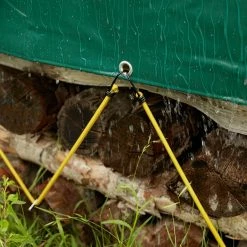 Buy 👍 Tectake Bâche de protection étanche verte - 4 x 5 m 🎉 -Sam Outillage STORE 4061173157102 3