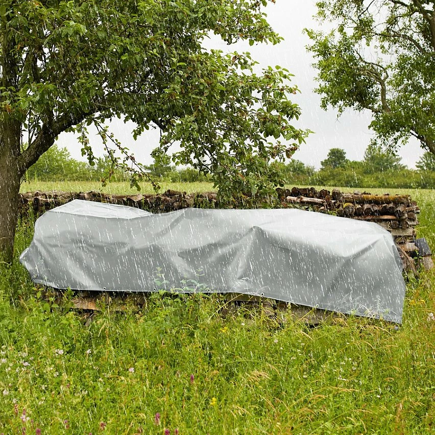 Budget 👏 Tectake Bâche de protection étanche grise - 3 x 6 m 👍 2 Budget 👏 Tectake Bâche de protection étanche grise - 3 x 6 m 👍 – Image 2
