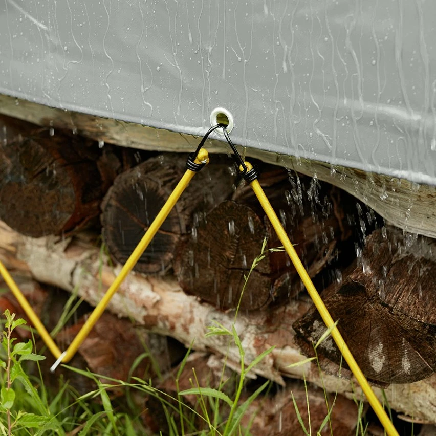 Budget 👏 Tectake Bâche de protection étanche grise - 3 x 6 m 👍 3 Budget 👏 Tectake Bâche de protection étanche grise - 3 x 6 m 👍 – Image 3