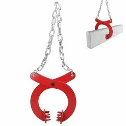 Deals ✔️ ECD Germany pince à pierre d'une capacité de 1800 kg et d'une largeur de 15 cm avec chaîne en acier 🔥