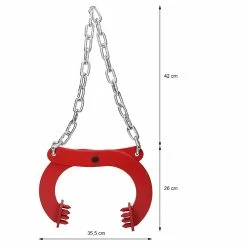 Deals ✔️ ECD Germany pince à pierre d'une capacité de 1800 kg et d'une largeur de 15 cm avec chaîne en acier 🔥 -Sam Outillage STORE 4064649001312 5