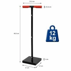 Wholesale 🌟 ECD Germany Pilon de terre et de béton avec poignée en T en caoutchouc 12 kg d'acier 😉 12 Wholesale 🌟 ECD Germany Pilon de terre et de béton avec poignée en T en caoutchouc 12 kg d'acier 😉 -Sam Outillage STORE 4064649001930 6