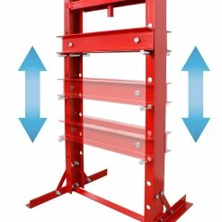 Best deal 👍 ECD Germany Presse hydraulique d'atelier sur colonne 20T avec manomètre réglable en hauteur 🥰 -Sam Outillage STORE 4064649004030 5