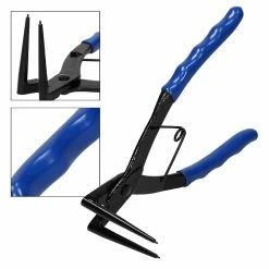 Discount 😍 ECD Germany Pince robuste pour circlips cylindriques à 90°, avec de longues pointes et des poignées caoutchoutées 🥰 -Sam Outillage STORE 4064649004115 3
