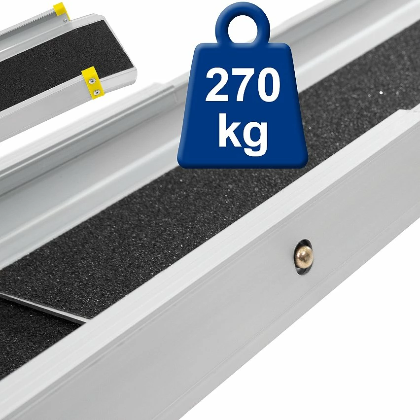 Coupon 🥰 ECD Germany Rampes d'accès télescopiques rampes de chargement pliables en aluminium 270 kg ⭐ 3 Coupon 🥰 ECD Germany Rampes d'accès télescopiques rampes de chargement pliables en aluminium 270 kg ⭐ – Image 3