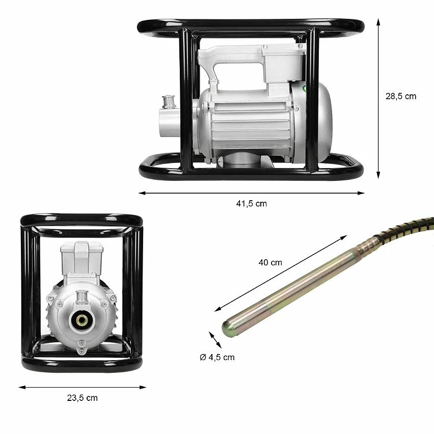 Cheapest ⌛ ECD Germany Vibrateur électrique pour béton 1500W en acier 🤩 7 Cheapest ⌛ ECD Germany Vibrateur électrique pour béton 1500W en acier 🤩 – Image 7