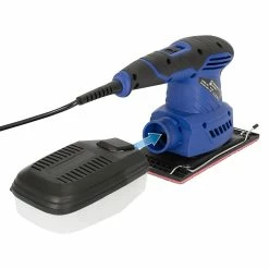 Budget 👏 ECD Germany Multi-ponceuse 3en1, 220W, avec collecteur de poussière et 6 x papier de verre ❤️ -Sam Outillage STORE 4064649020535 3