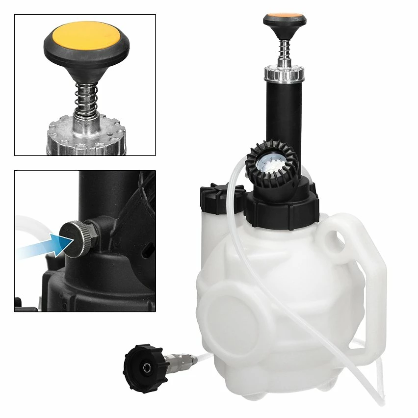 Best deal ❤️ ECD Germany Kit de purge de frein 4 L avec réservoir d'aspiration 1 L ✔️ 5 Best deal ❤️ ECD Germany Kit de purge de frein 4 L avec réservoir d'aspiration 1 L ✔️ – Image 5