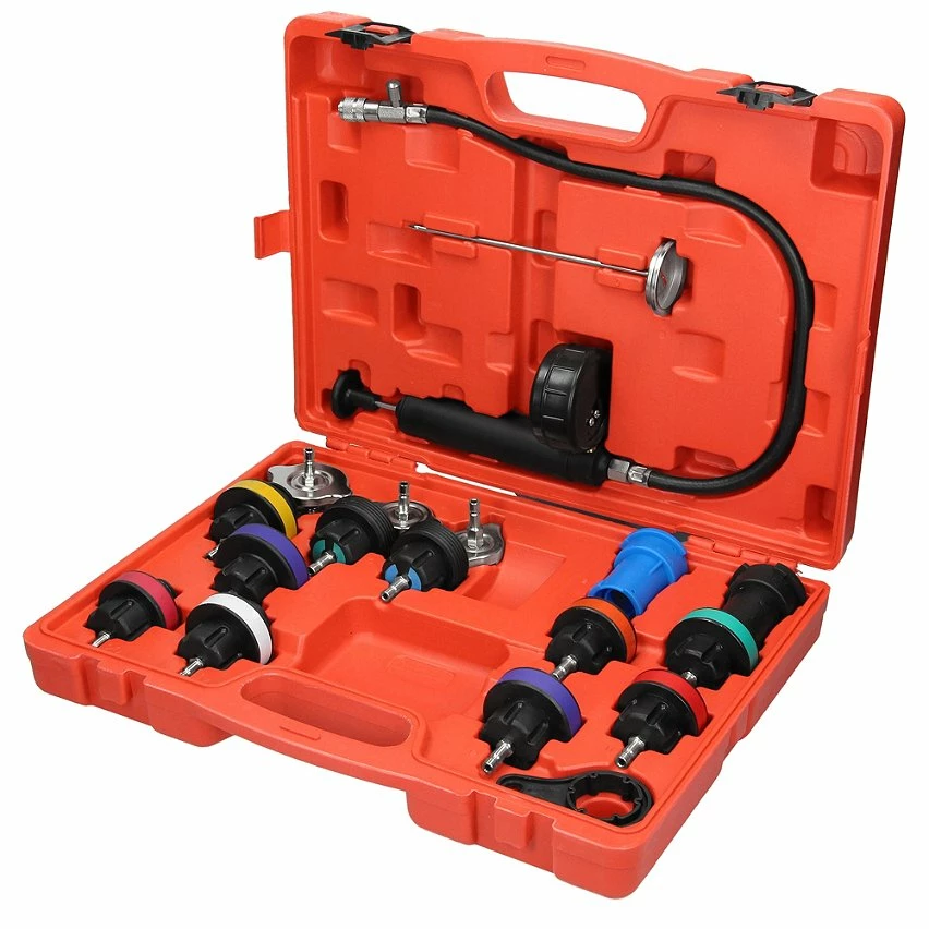 Wholesale 🥰 ECD Germany Testeur de système de refroidissement 18 pièces, 45,5x35x9,5 cm, en aluminium et plastique 😍 1 Wholesale 🥰 ECD Germany Testeur de système de refroidissement 18 pièces, 45,5x35x9,5 cm, en aluminium et plastique 😍