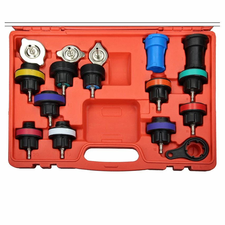 Wholesale 🥰 ECD Germany Testeur de système de refroidissement 18 pièces, 45,5x35x9,5 cm, en aluminium et plastique 😍 3 Wholesale 🥰 ECD Germany Testeur de système de refroidissement 18 pièces, 45,5x35x9,5 cm, en aluminium et plastique 😍 – Image 3