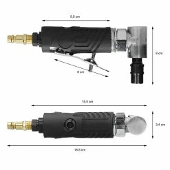 Top 10 ⌛ ECD Germany Meuleuse de barres à air comprimé coudée à 90° 154x78 mm 💯 -Sam Outillage STORE 4064649037052 6