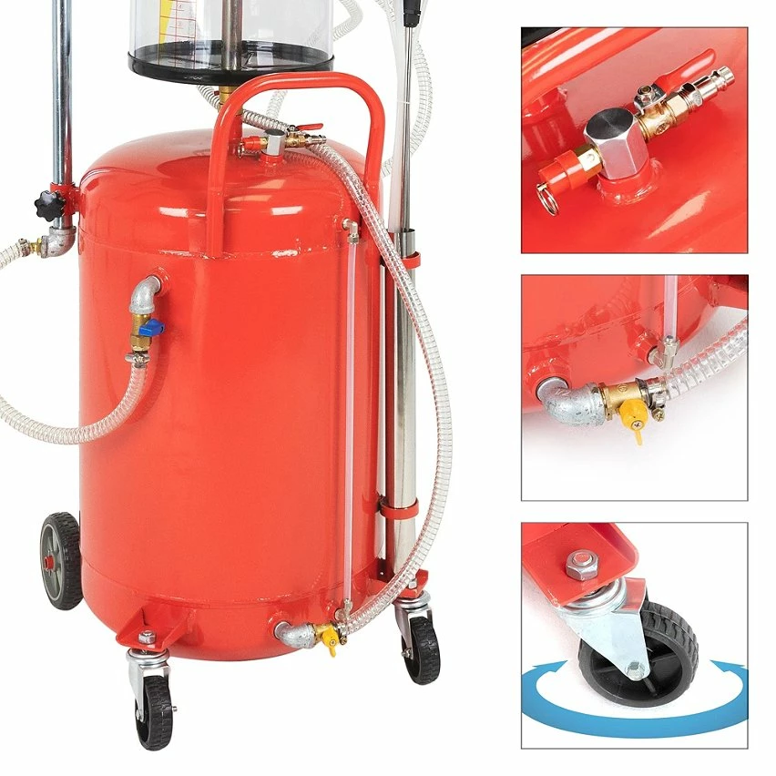 Best Sale 🌟 ECD Germany Extracteur d'huile aspirateur vidange air comprimé collecteur d'huile usagée 68L ✔️ 3 Best Sale 🌟 ECD Germany Extracteur d'huile aspirateur vidange air comprimé collecteur d'huile usagée 68L ✔️ – Image 3