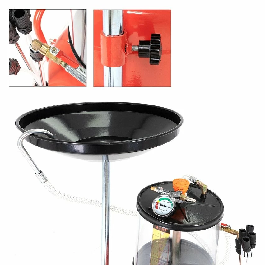 Best Sale 🌟 ECD Germany Extracteur d'huile aspirateur vidange air comprimé collecteur d'huile usagée 68L ✔️ 4 Best Sale 🌟 ECD Germany Extracteur d'huile aspirateur vidange air comprimé collecteur d'huile usagée 68L ✔️ – Image 4