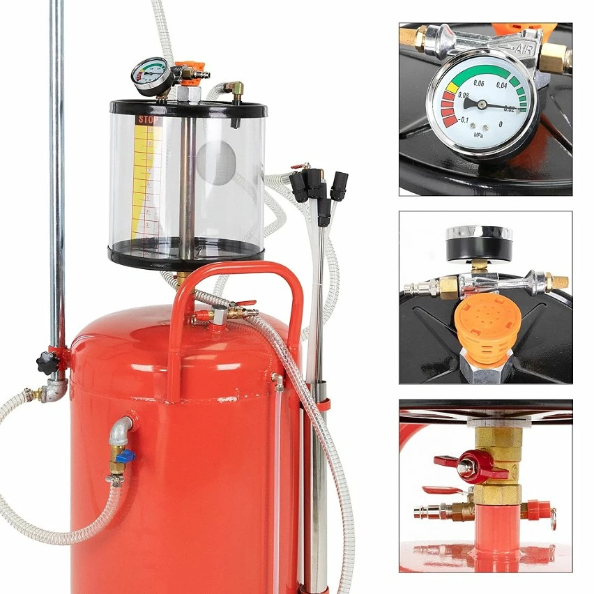 Best Sale 🌟 ECD Germany Extracteur d'huile aspirateur vidange air comprimé collecteur d'huile usagée 68L ✔️ 5 Best Sale 🌟 ECD Germany Extracteur d'huile aspirateur vidange air comprimé collecteur d'huile usagée 68L ✔️ – Image 5