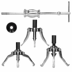 Promo 🔥 ECD Germany Set d'extracteurs de paliers 5 pièces avec marteau de guidage dans un coffret 🥰 -Sam Outillage STORE 4064649062313 4