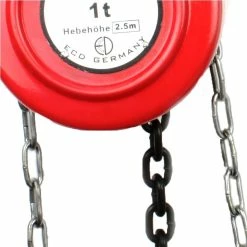 Cheapest ❤️ ECD Germany Palan manuel 1T 1000kg à chaîne crochet de levage treuil poulie charge 2,5m 😉 5 Cheapest ❤️ ECD Germany Palan manuel 1T 1000kg à chaîne crochet de levage treuil poulie charge 2,5m 😉 -Sam Outillage STORE 4250912474284 3