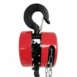 New 😀 ECD Germany Palan mécanique à chaîne à main treuil crochet de levage poulie 2 tonnes 2,5 m ❤️ -Sam Outillage STORE 4250912476646 3