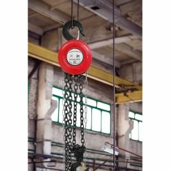 New 😀 ECD Germany Palan mécanique à chaîne à main treuil crochet de levage poulie 2 tonnes 2,5 m ❤️ -Sam Outillage STORE 4250912476646 5