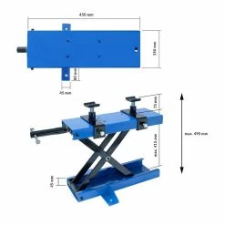 Buy 🛒 ECD Germany Crics pour moto jusqu'à 500 kg 🛒 -Sam Outillage STORE 4251171833034 4