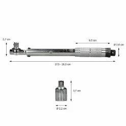 Top 10 🎉 ECD Germany Clé dynamométrique lecteur 3/8 "+ adaptateur à 1/2" 13.6-108.5Nm ajustable ⌛ -Sam Outillage STORE 4251171846423 4