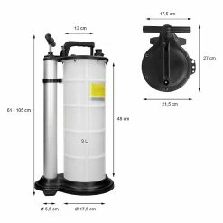 Best reviews of 🧨 ECD Germany Pompe aspiration huile vidange pompe extracteur fluide aspirante 9 L voiture ❤️ -Sam Outillage STORE 4251171846720 5