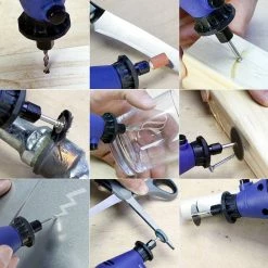 New 🔔 ECD Germany Mini perceuse électrique broyeur-perceuse pour meuleuse 130 watts 243 pièces 🔥 -Sam Outillage STORE 4251417248516 7