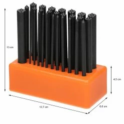Best reviews of 😀 ECD Germany Coffret 28 poinçons 3/32" - 1/2" pointe tranchante en acier pour marquage précis ✨ -Sam Outillage STORE 4251417258508 6