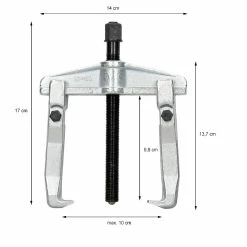 Best Sale 🔥 ECD Germany Extracteur griffes roulement dispositif de levage séparateur 2 bras 110 x 98 mm 🛒 -Sam Outillage STORE 4251417274522 6