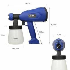 Cheap 🥰 ECD Germany système de pulvérisation de peinture 800 ml 🤩 -Sam Outillage STORE 4251417286129 6