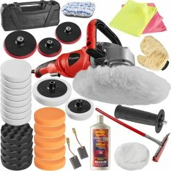 Top 10 🤩 Tectake Lustreuse Polisseuse Rotative 1400W - 32 pièces avec polish 🥰
