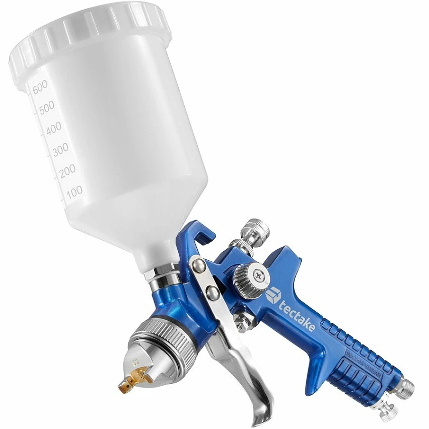 Discount 👏 Tectake 2 Pistolets à peinture HVLP (buse de 1,0/1,7mm) 🔥 3 Discount 👏 Tectake 2 Pistolets à peinture HVLP (buse de 1,0/1,7mm) 🔥 – Image 3