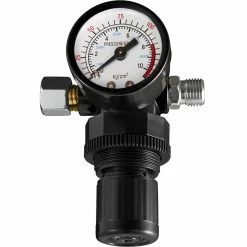 Hot Sale 🔥 Tectake Manomètre réducteur de pression 1/4 pouce ⌛ -Sam Outillage STORE 4260182870983 5