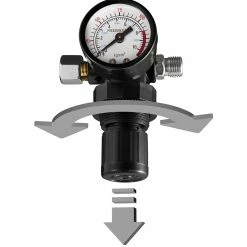 Hot Sale 🔥 Tectake Manomètre réducteur de pression 1/4 pouce ⌛ -Sam Outillage STORE 4260182870983 6