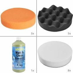 Cheapest 👏 Tectake Lustreuse Polisseuse Rotative 1400W - 27 pièces avec pâte abrasive 💯 -Sam Outillage STORE 4260182871034 4