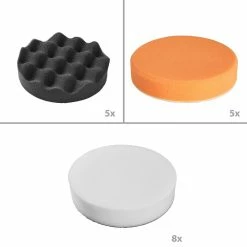 Outlet 😍 Tectake Lustreuse Polisseuse Rotative 1500W - 33 pièces avec polish 🥰 -Sam Outillage STORE 4260182871430 5