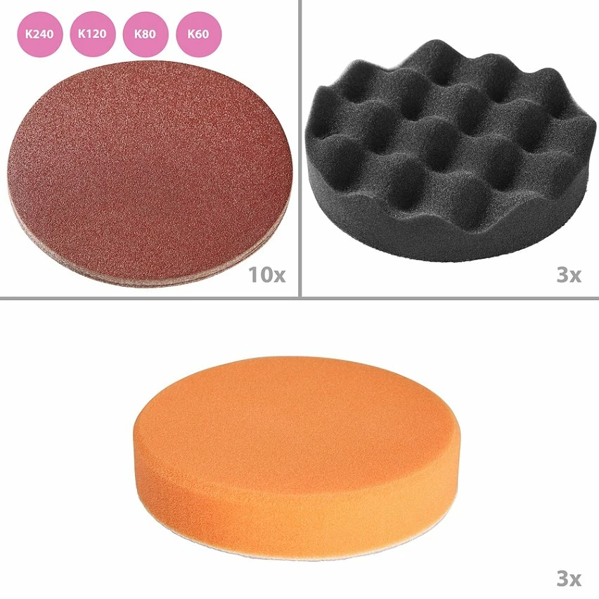 Best Sale 🥰 Tectake Lustreuse Polisseuse Rotative 1400W - 58 pièces avec polish 🔔 5 Best Sale 🥰 Tectake Lustreuse Polisseuse Rotative 1400W - 58 pièces avec polish 🔔 – Image 5