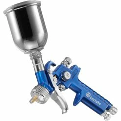 Wholesale 💯 Tectake 3 Pistolets à peinture HVLP (buse de 0,8/1,3/1,7mm) 🔔 -Sam Outillage STORE 4260182872482 6