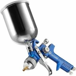 Flash Sale ⭐ Tectake 3 Pistolets à peinture HVLP (buse de 0,8/1,3/1,7mm) avec accessoires y compris chiffons en microfibres 👏 -Sam Outillage STORE 4260182874004 3